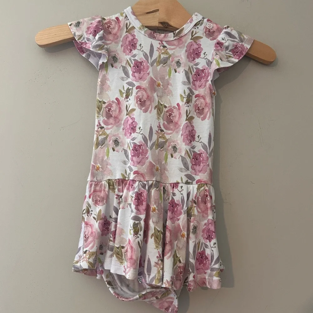 $20 ADD ON Little Snuggles Bamboo ballerina twirl floral girls Zara‎ Jamie Kay